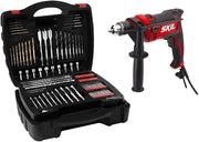 SKIL HD182002 7.5 Amp 1/2 In. Hammer Drill with 100 Piece Bit Set