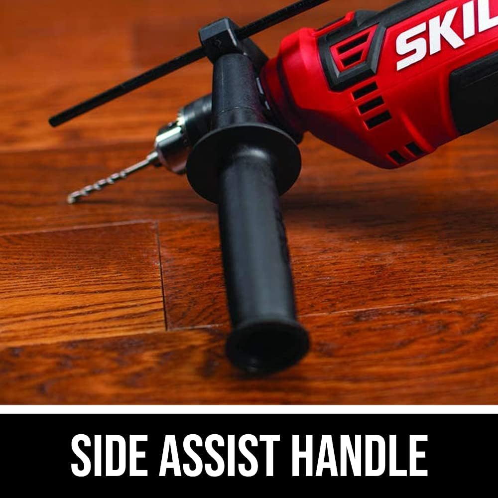 SKIL HD182002 7.5 Amp 1/2 In. Hammer Drill with 100 Piece Bit Set