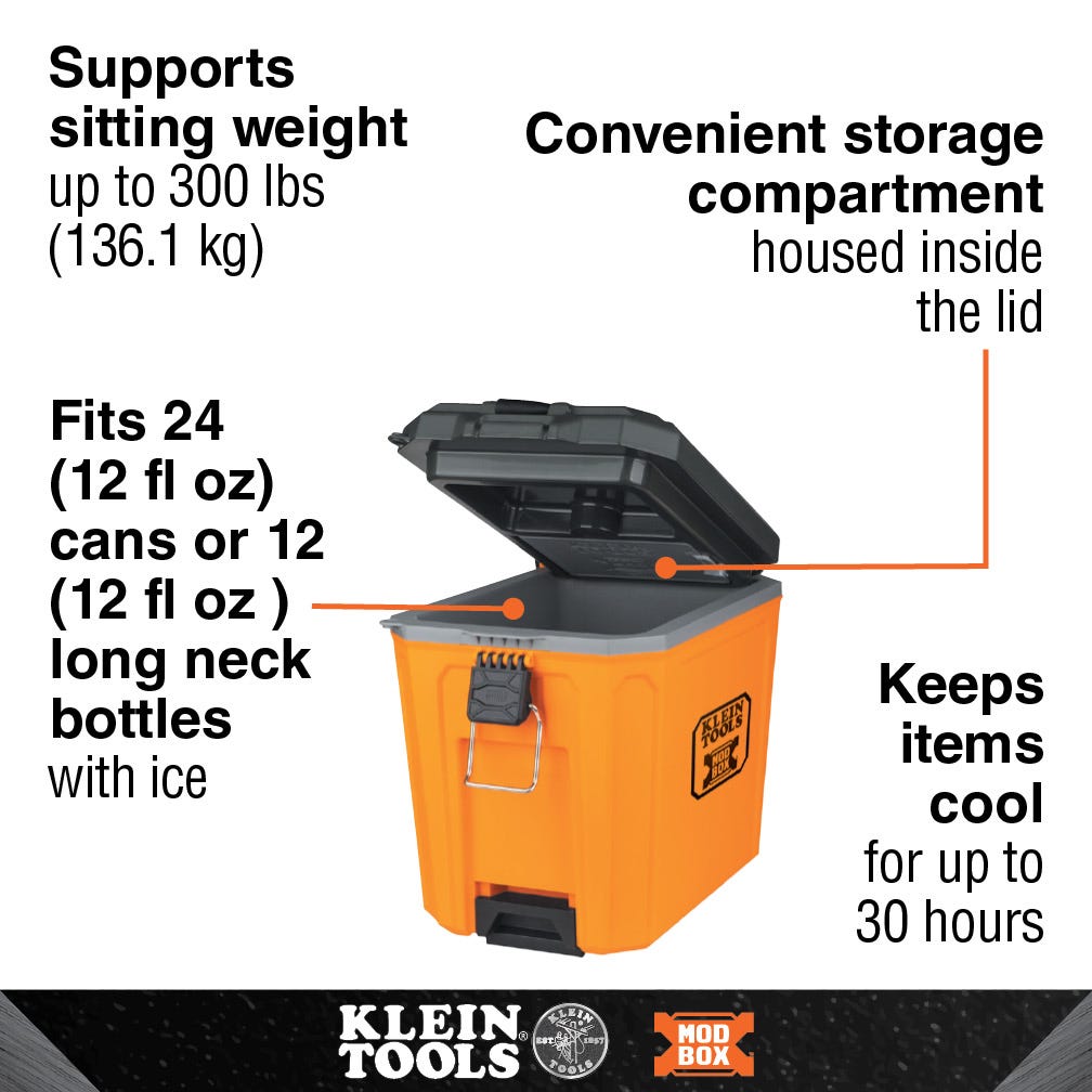 Klein Tools 62204MB MODbox 17 Qt. Cooler