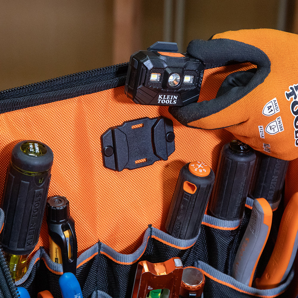 Klein Tradesman Pro Tool Station Tool Bag Backpack 62482 in use