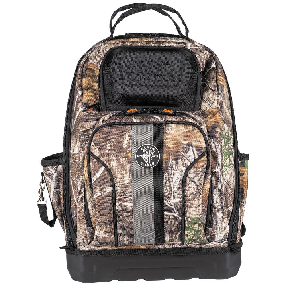 Klein Tools 62800BPCAMO Tradesman Pro XL Tool Bag Backpack, 40 Pockets, Camo