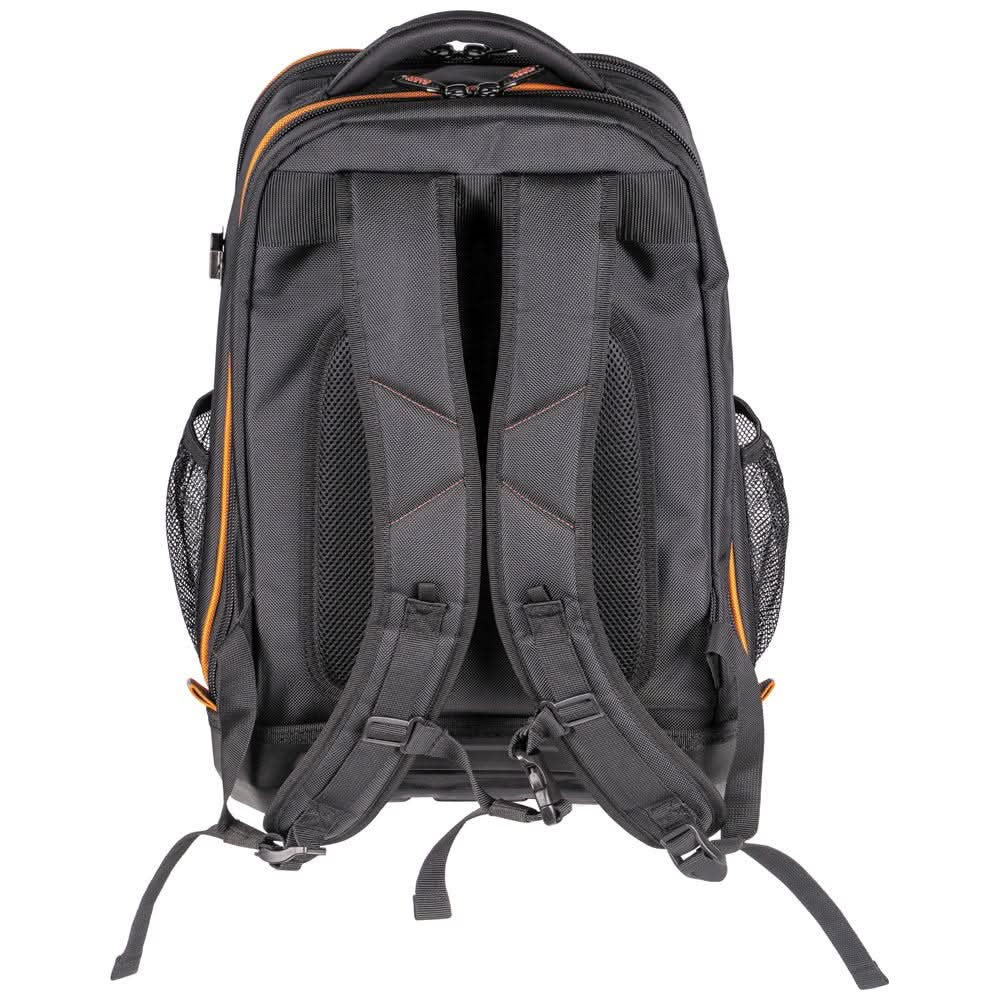 backpack tools laptop Destroyer Tech Pack resistant fabric keeps liquids and dirt out Heavy-Duty Tool Backpack (48 Pocket)