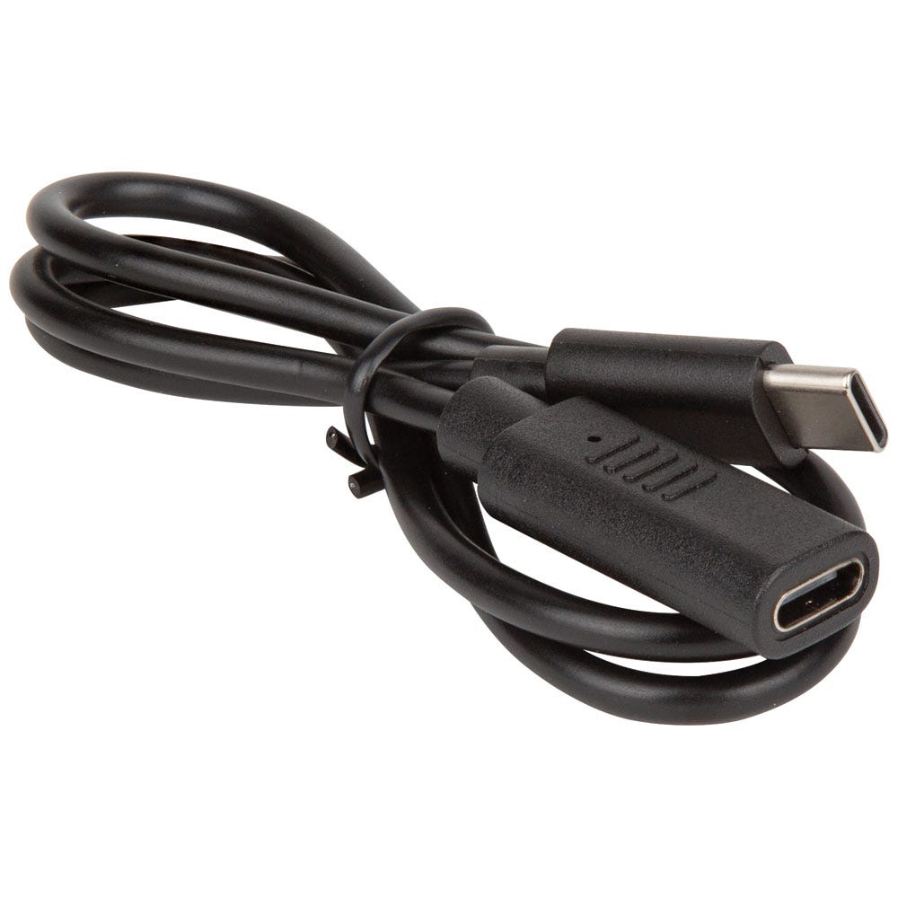 Klein Tools 62807 USB-C Male to Female Cable, 1.5-Foot