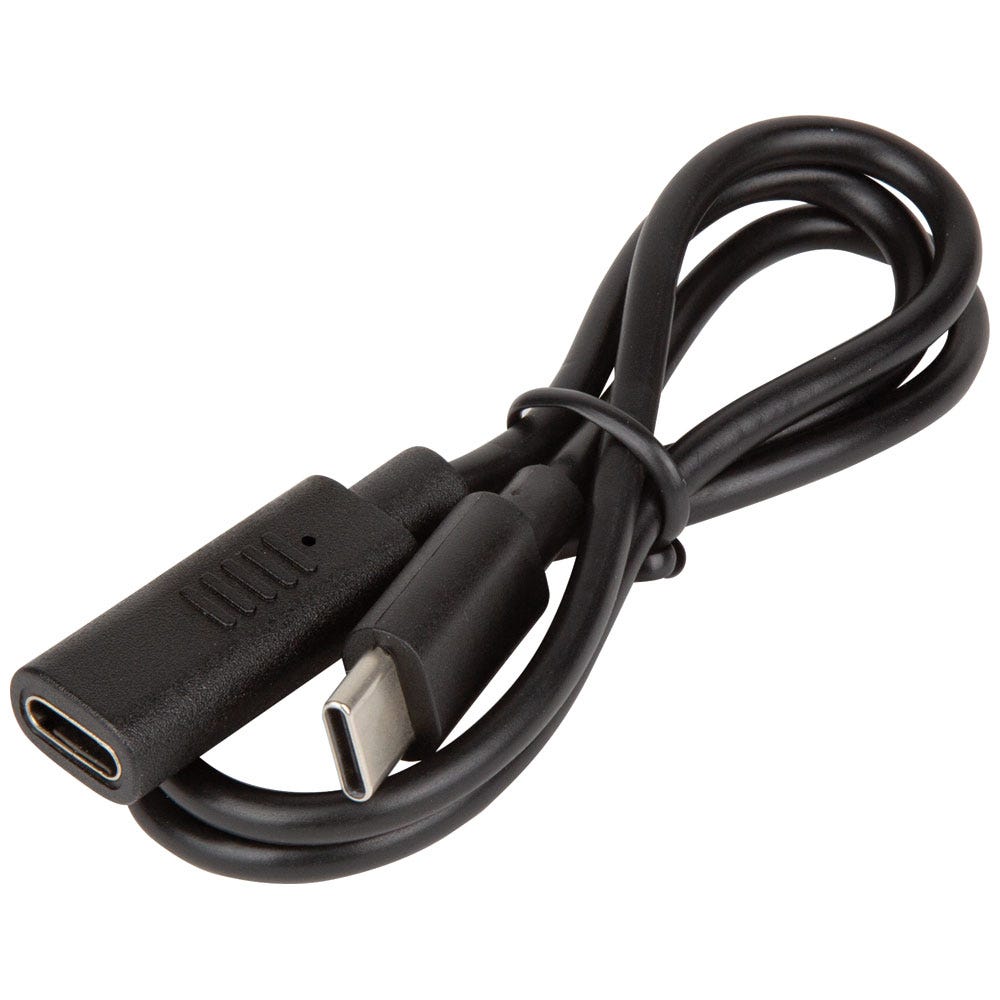 Klein Tools 62807 USB-C Male to Female Cable, 1.5-Foot
