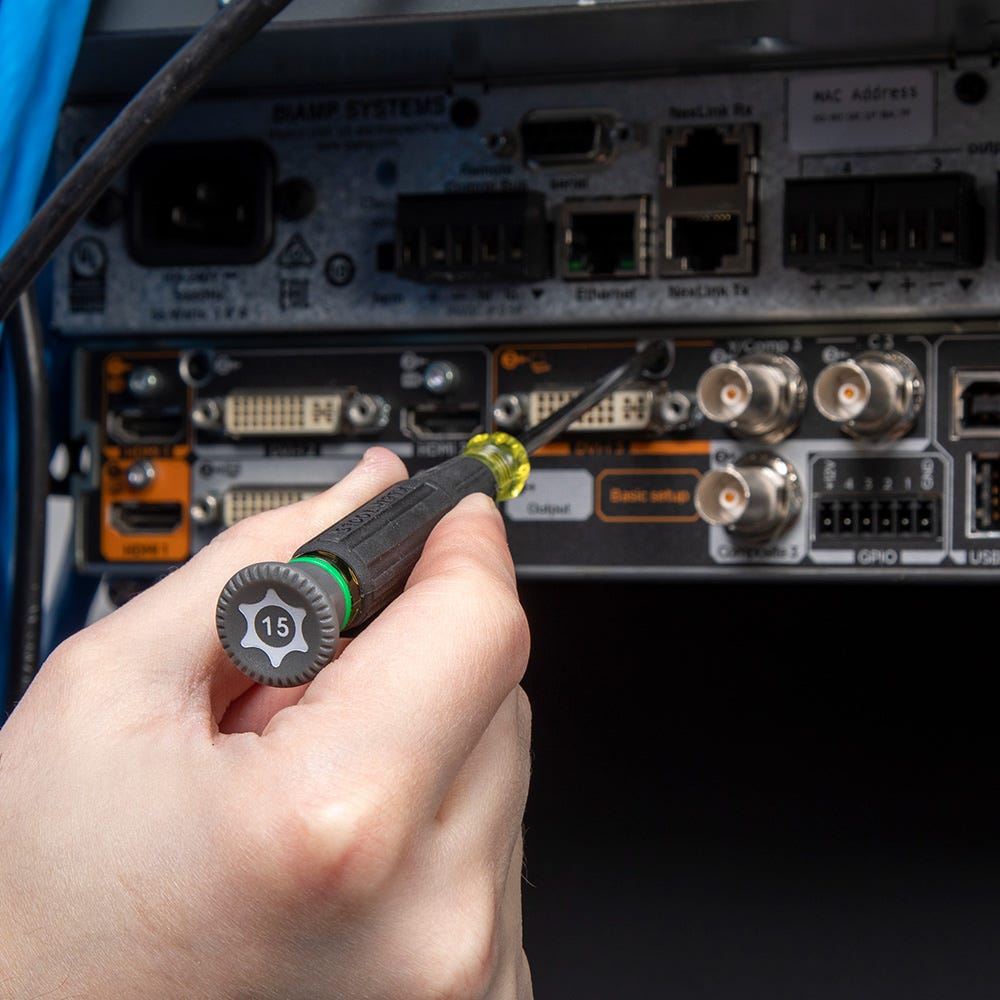 Klein Tools 6333 T15H TORX Precision Screwdriver, 3-Inch Shank