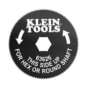 Klein Tools 63626 replacement blades for MC cable cutter, 2-pack of heat-treated high-speed steel blades