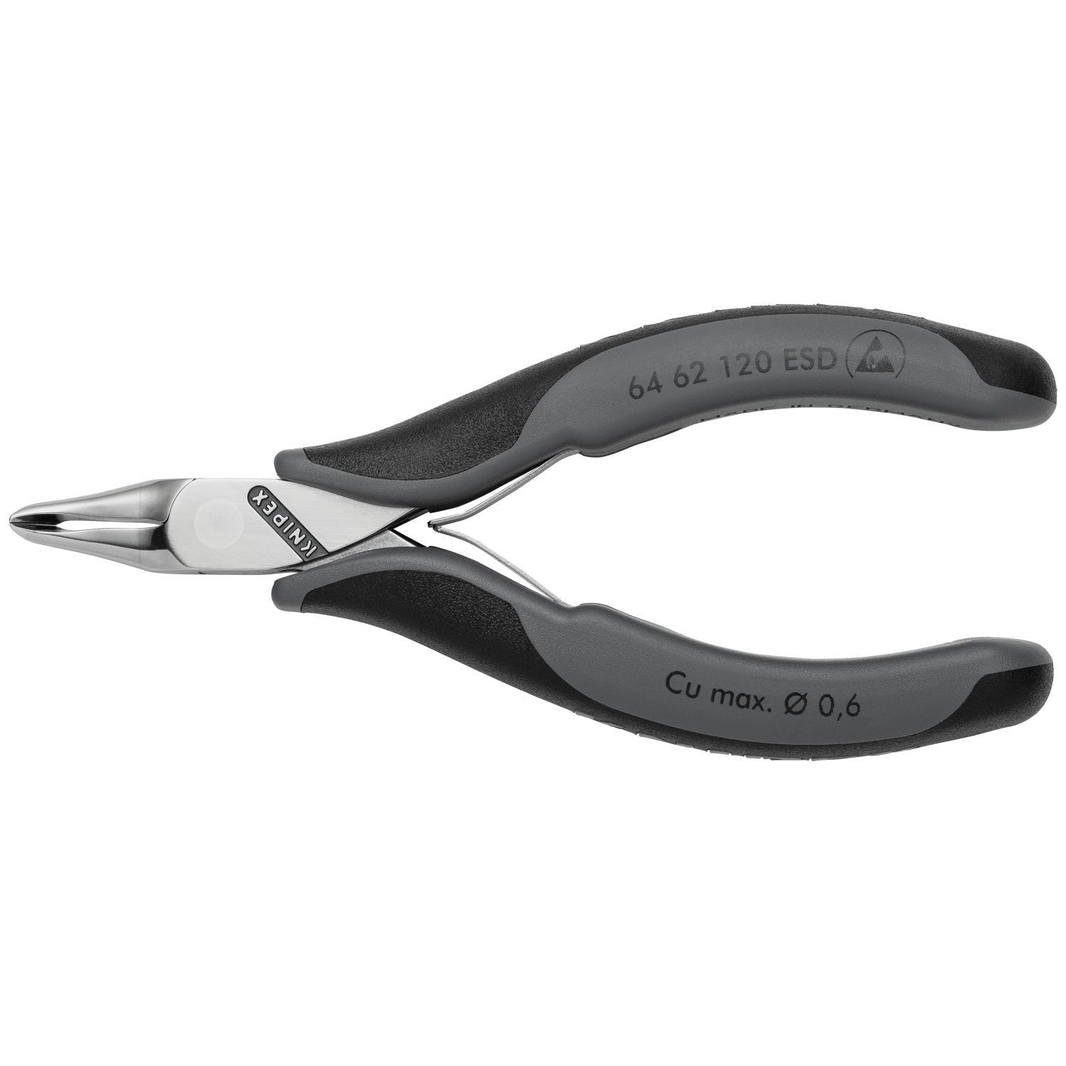Knipex 64 62 120 ESD Electronics End Cutting Nippers-ESD Handles
