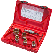 Milwaukee 49-22-8210 Carbide Cutter Steel Plate Contractor's 5-Piece Kit