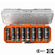 Klein KNECT Deep-Well Impact Socket Set Metric 65109IMPCTM