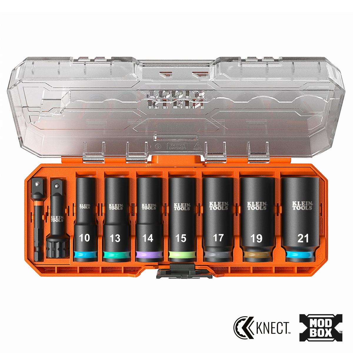 Klein KNECT Deep-Well Impact Socket Set Metric 65109IMPCTM