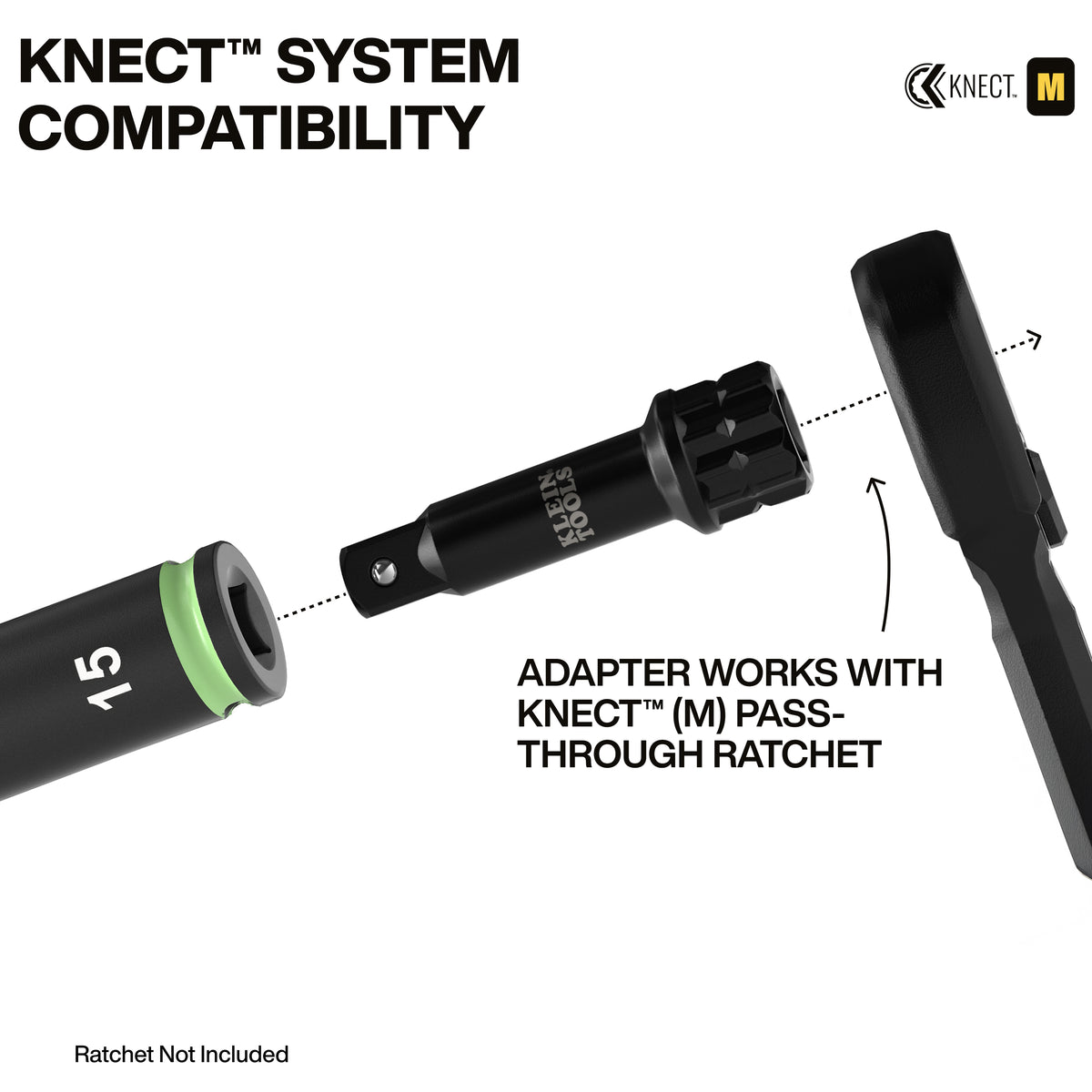 Klein KNECT Deep-Well Impact Socket Set Metric 65109IMPCTM feature