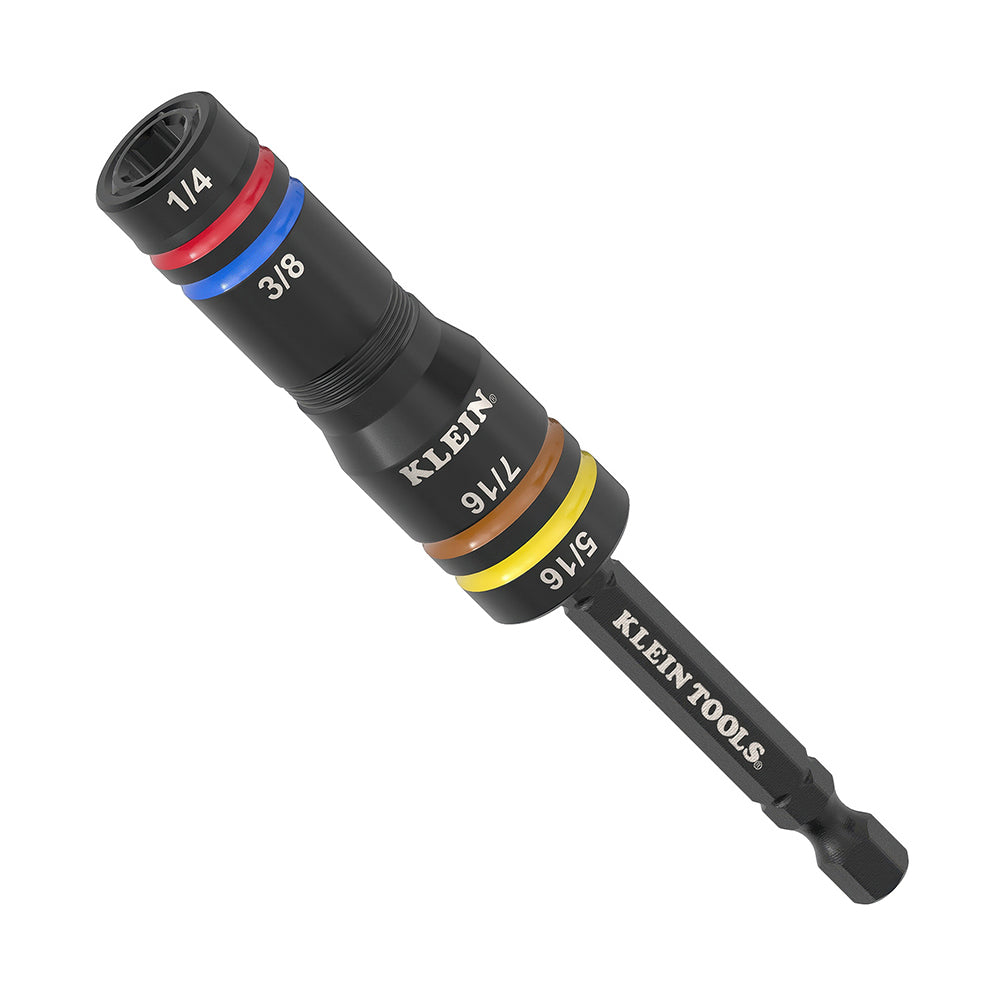 Klein Quad-4 Heavy-Duty Impact Flip Socket SAE 651QS