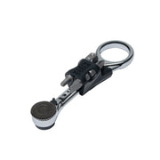 Klein Tools 65200MAG slim-profile magnetic mini ratchet with removable four-bit storage