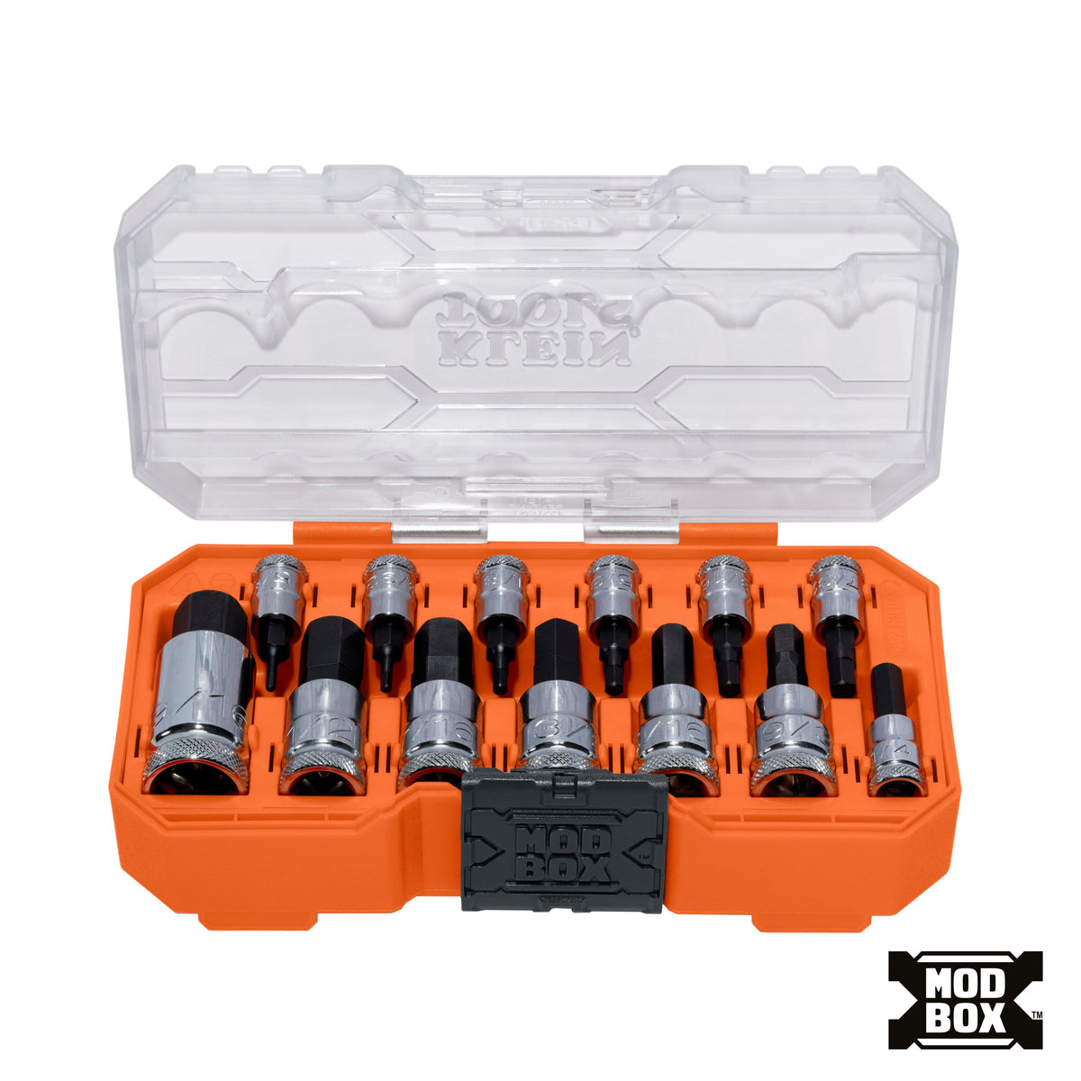 Klein Knurled Hex Bit Socket Set SAE 65213HEX