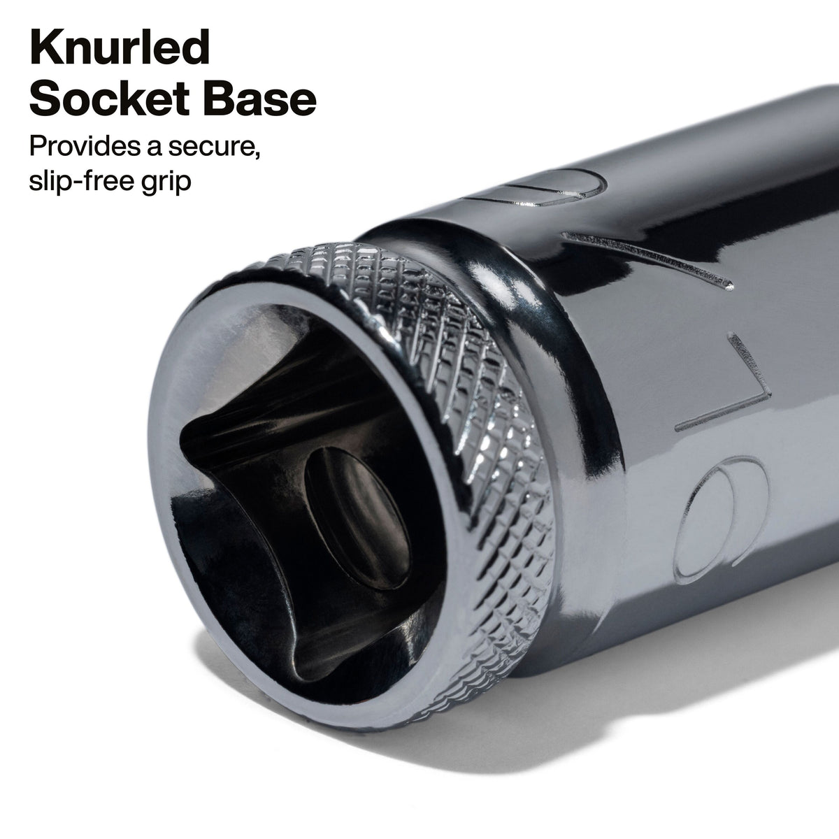 Klein 65233HEX knurled hex bit socket set detail