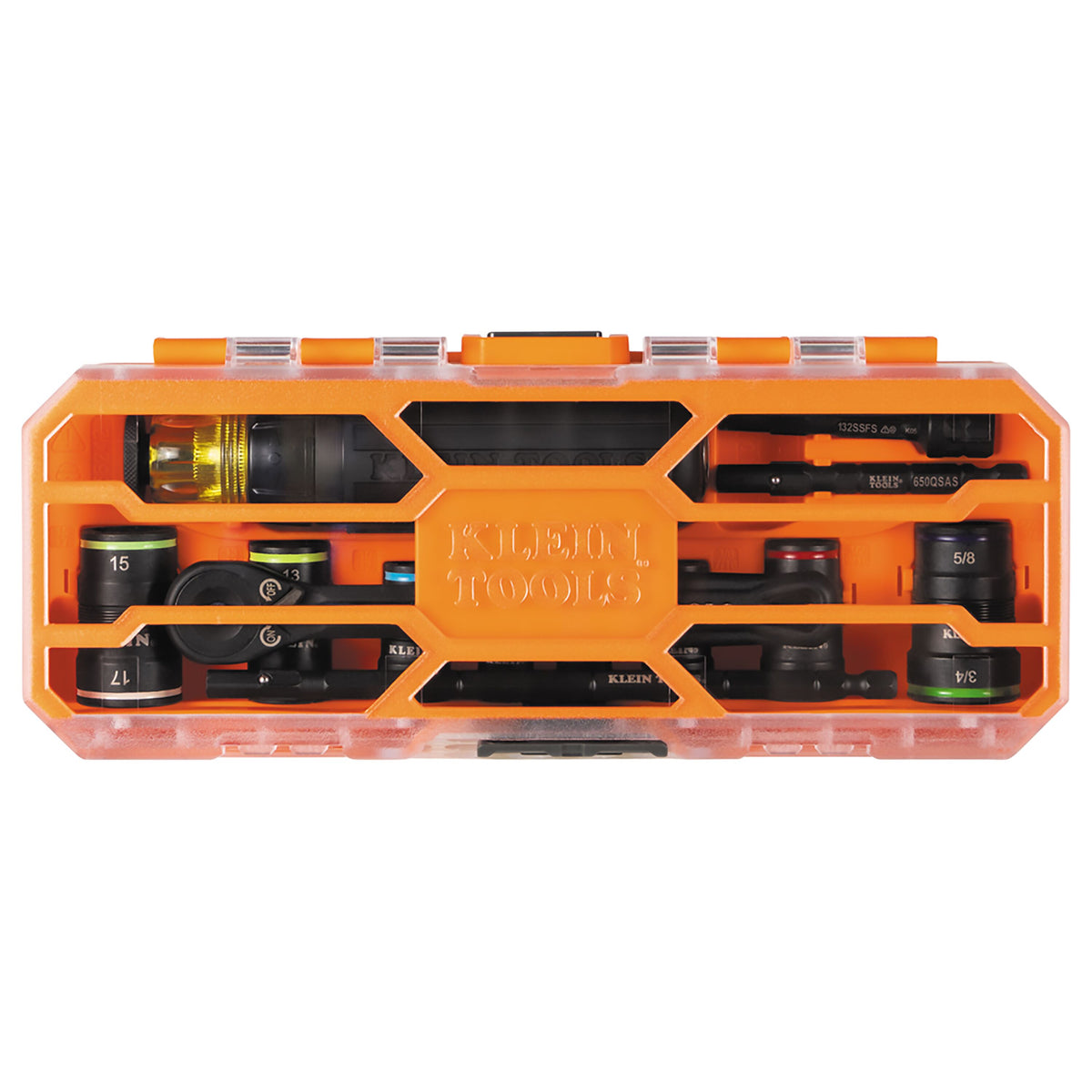 Klein Flip-16 flip socket screwdriver set top view