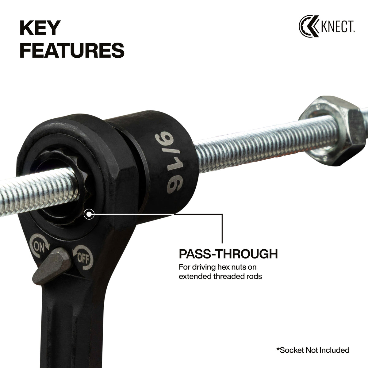 Klein 65301ADP pass-through ratchet detail