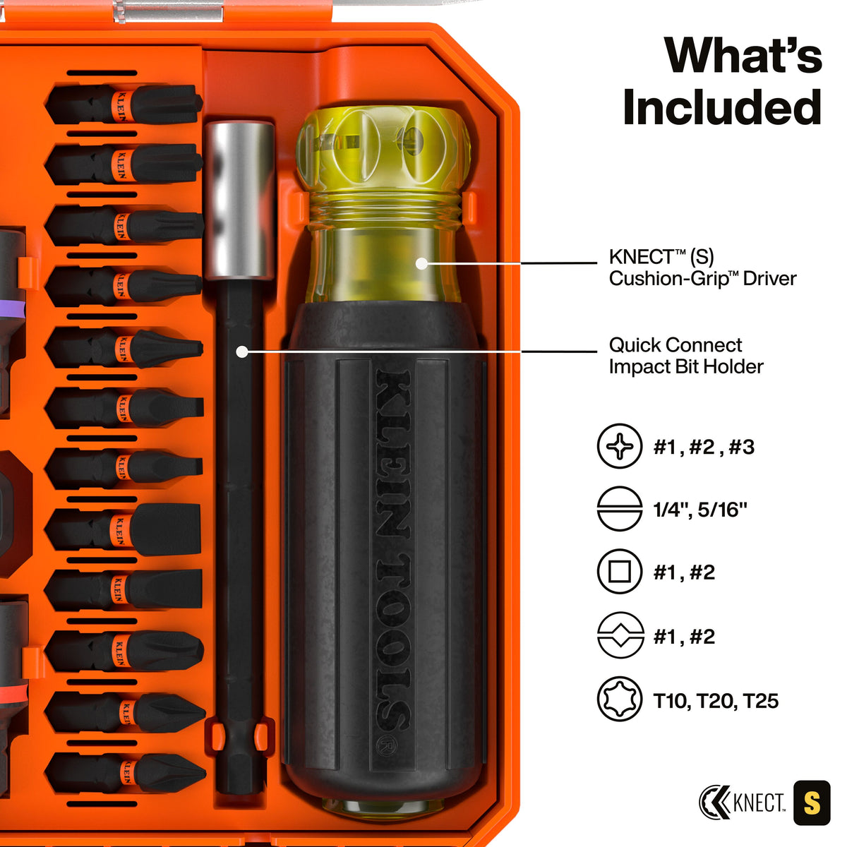 Klein Tools 65302KNECT pass-through socket driving a nut on extended threaded rod