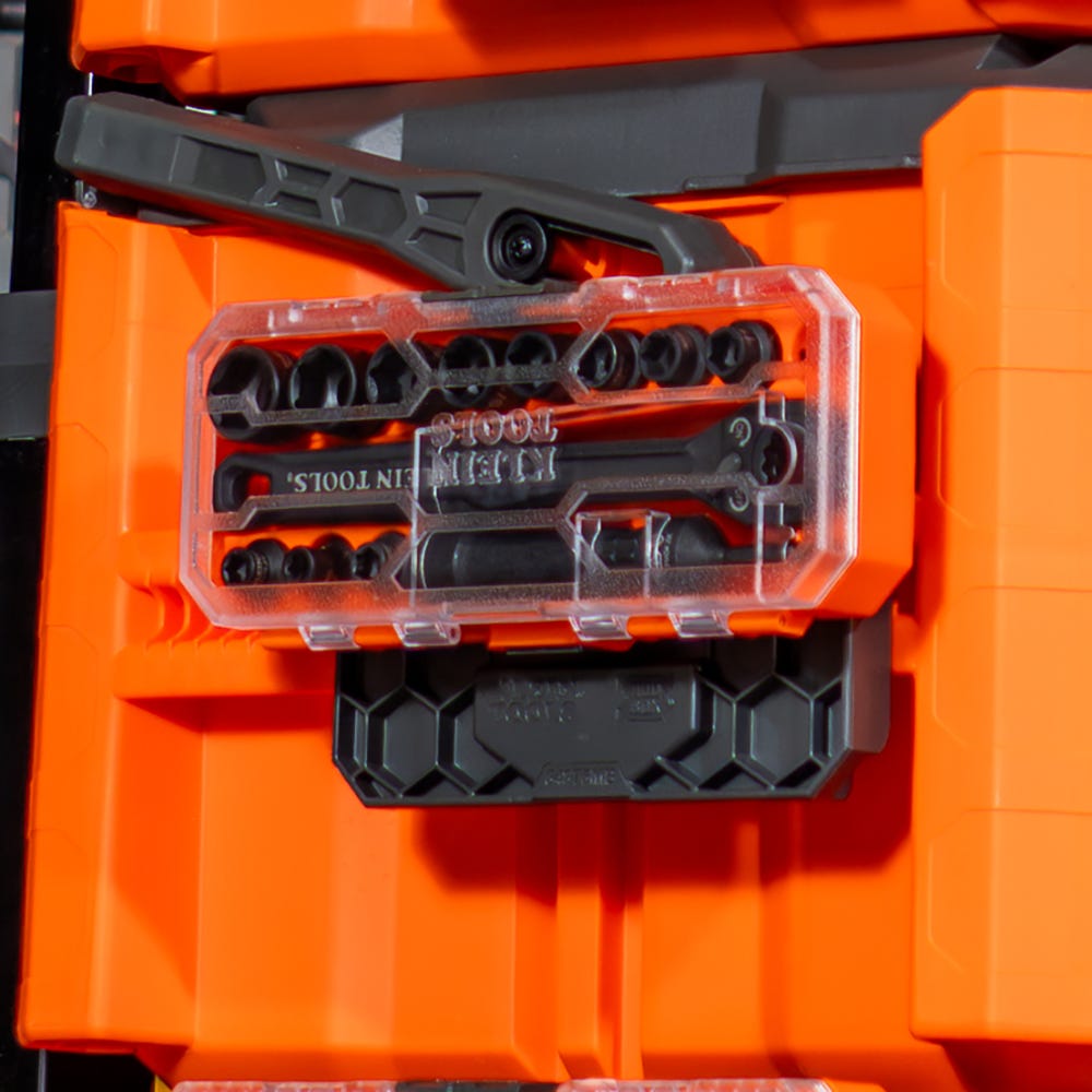 Klein Tools 65400 15-Piece KNECT 3/8 in. Drive Impact Rated Pass Through SAE Socket Set