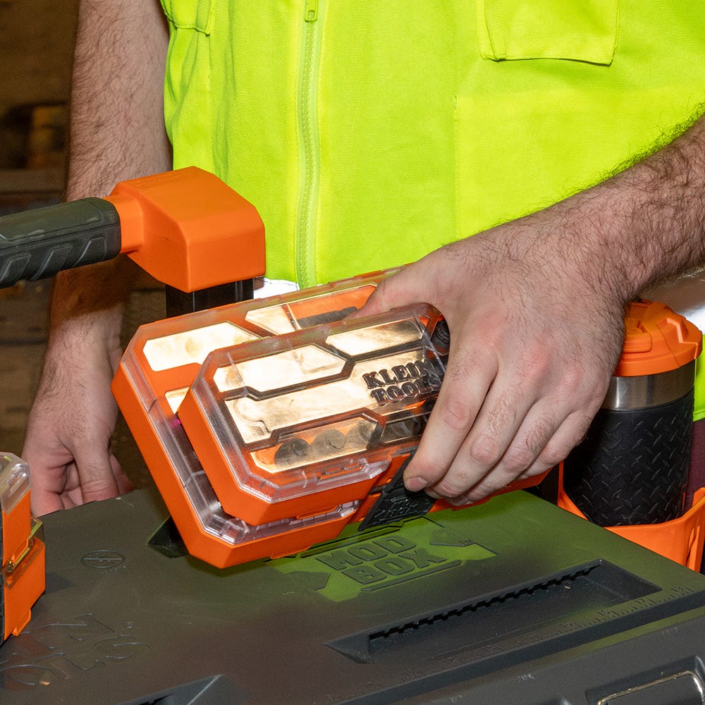 Klein Tools 65400 15-Piece KNECT 3/8 in. Drive Impact Rated Pass Through SAE Socket Set