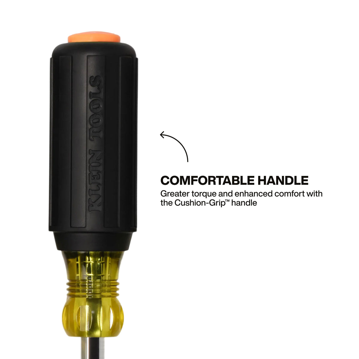Klein 65407M 7mm hollow-shaft nut driver detail