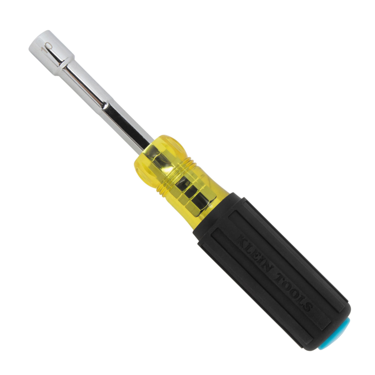 Klein Metric Color-Coded Hollow-Shaft Heavy-Duty Nut Driver, 10 mm (65410M)
