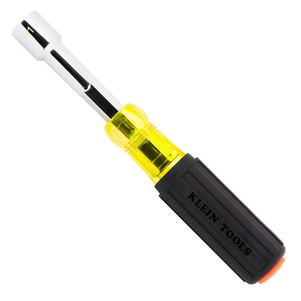 Klein Color-Coded Magnetic Hollow-Shaft Heavy-Duty Nut Driver, 9/16-in. (654916MAG)