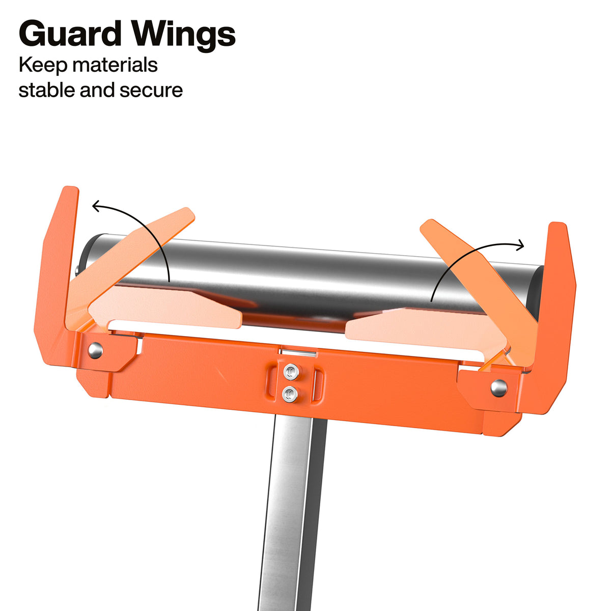 Klein Tools 66013 roller stand free-spinning roller with guide wings