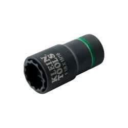 Klein Tools 66016 2-in-1 Impact Socket, 12-Point, 1-1/8 and 15/16-Inch