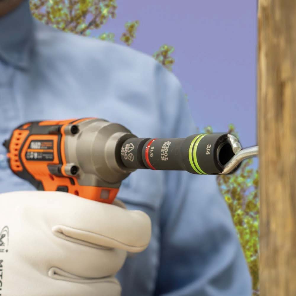 Klein Tools 66044 3-in-1 Flip Impact Socket