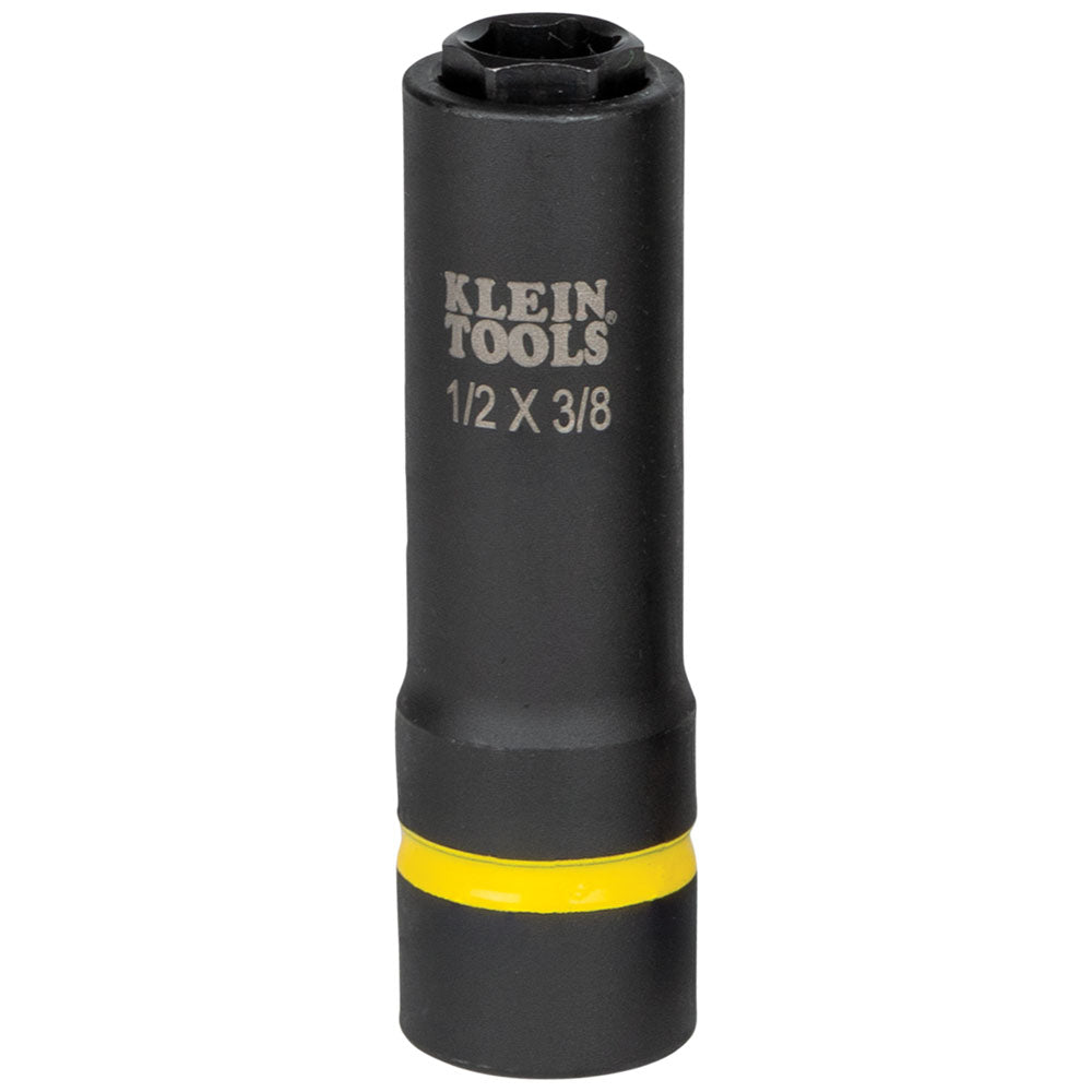 Klein 66061 2-in-1 6-point impact socket 1/2 and 3/8-in.