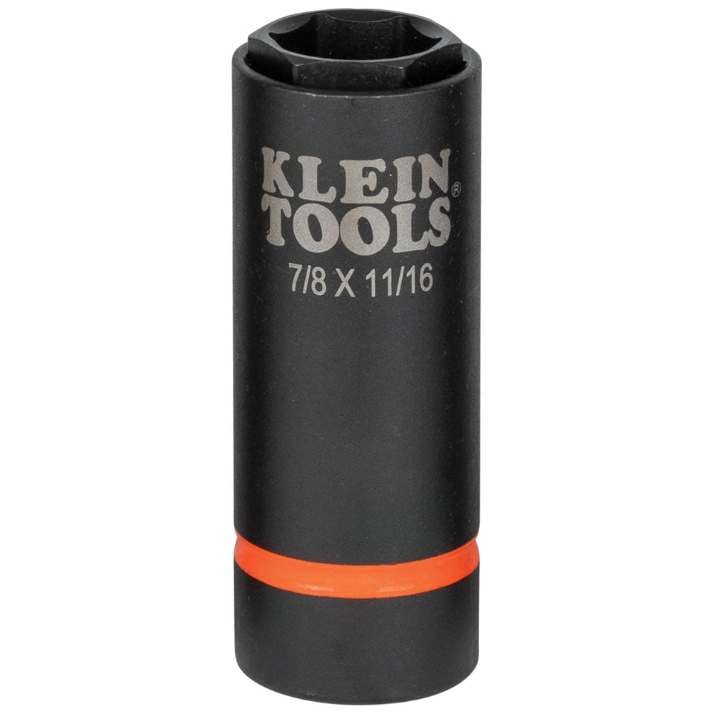 Klein 66064 2-in-1 6-point impact socket 7/8 and 11/16-in.
