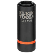 Klein 66064 2-in-1 6-point impact socket 7/8 and 11/16-in.