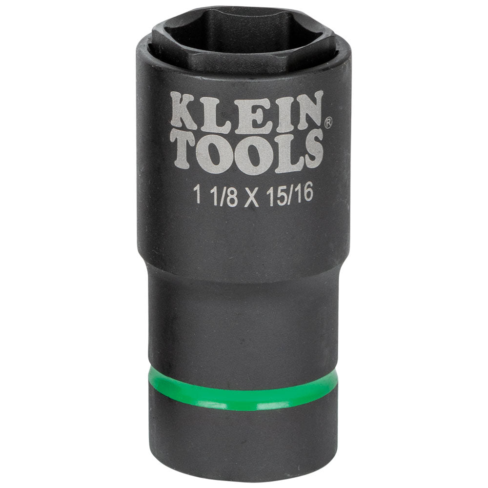 Klein 66066 2-in-1 6-point impact socket 1-1/8 and 15/16-in.