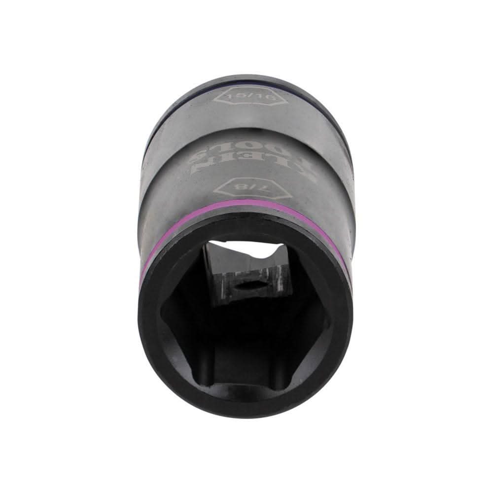 Klein Tools 66073 Flip Impact Socket, 15/16 and 7/8-Inch