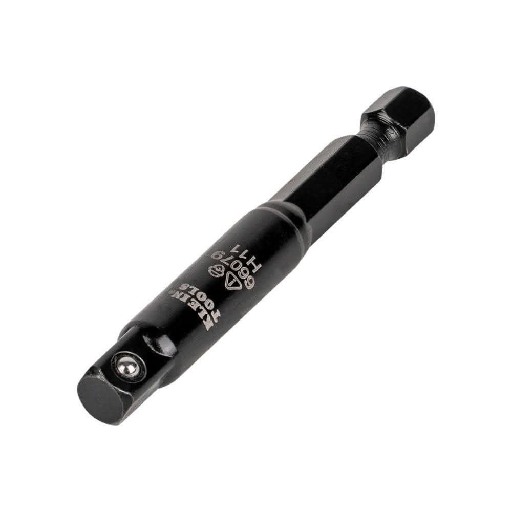 Klein Tools 66079 Flip Impact Socket Adapter, Small, 1/4 to 1/4-Inch