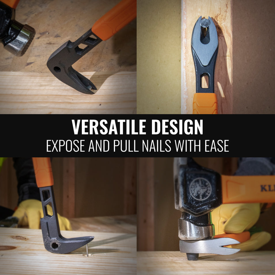 Klein 8-in. nail puller grip feature detail