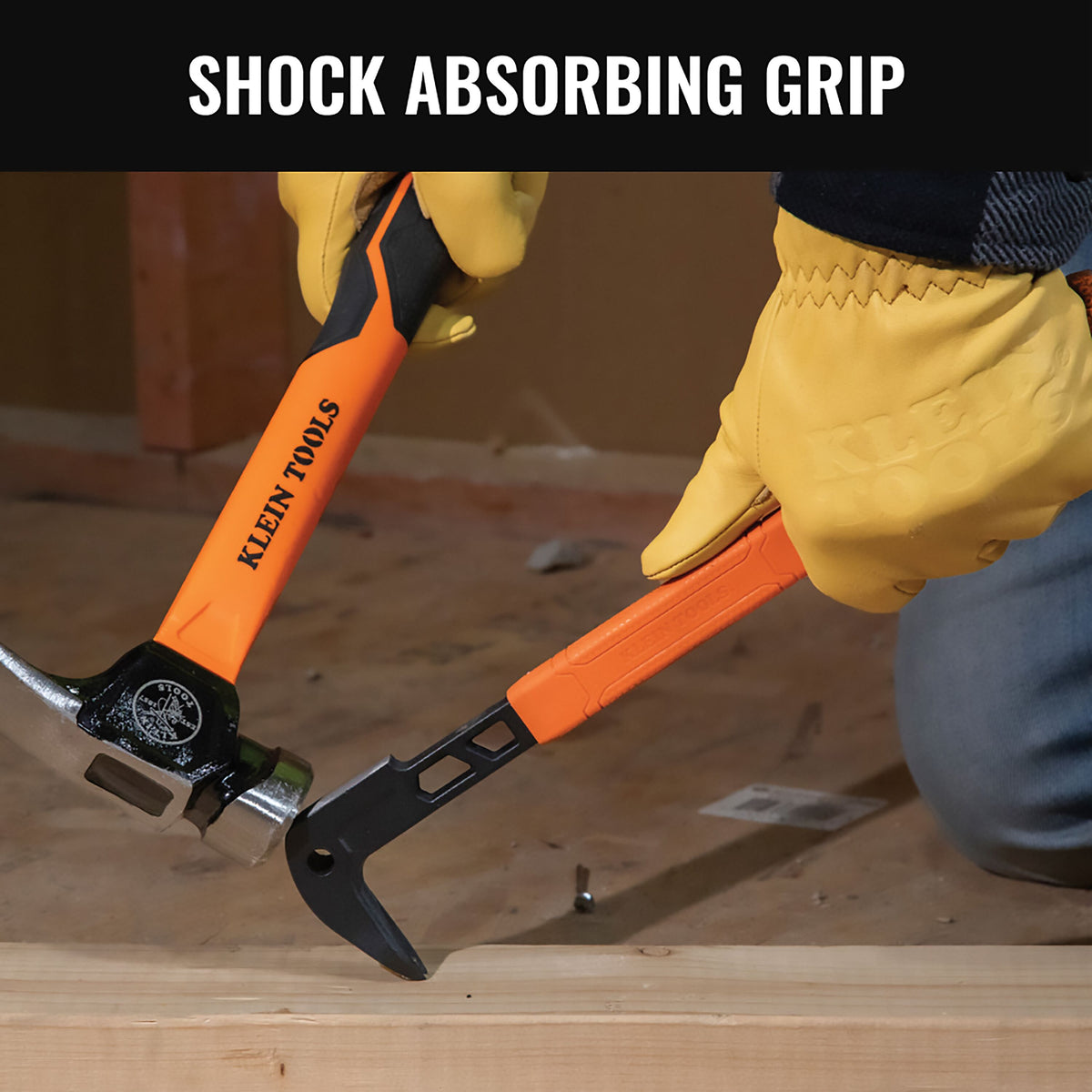 Klein 12-in. nail puller grip feature detail