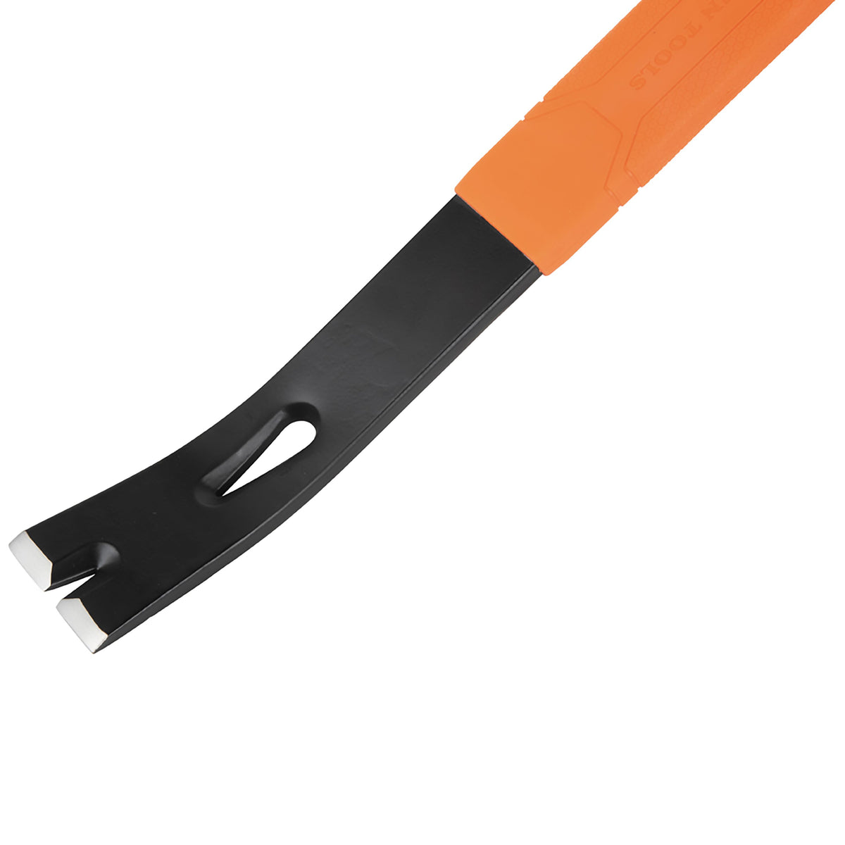 Klein 15-in. heavy-duty pry bar nail-pulling slots