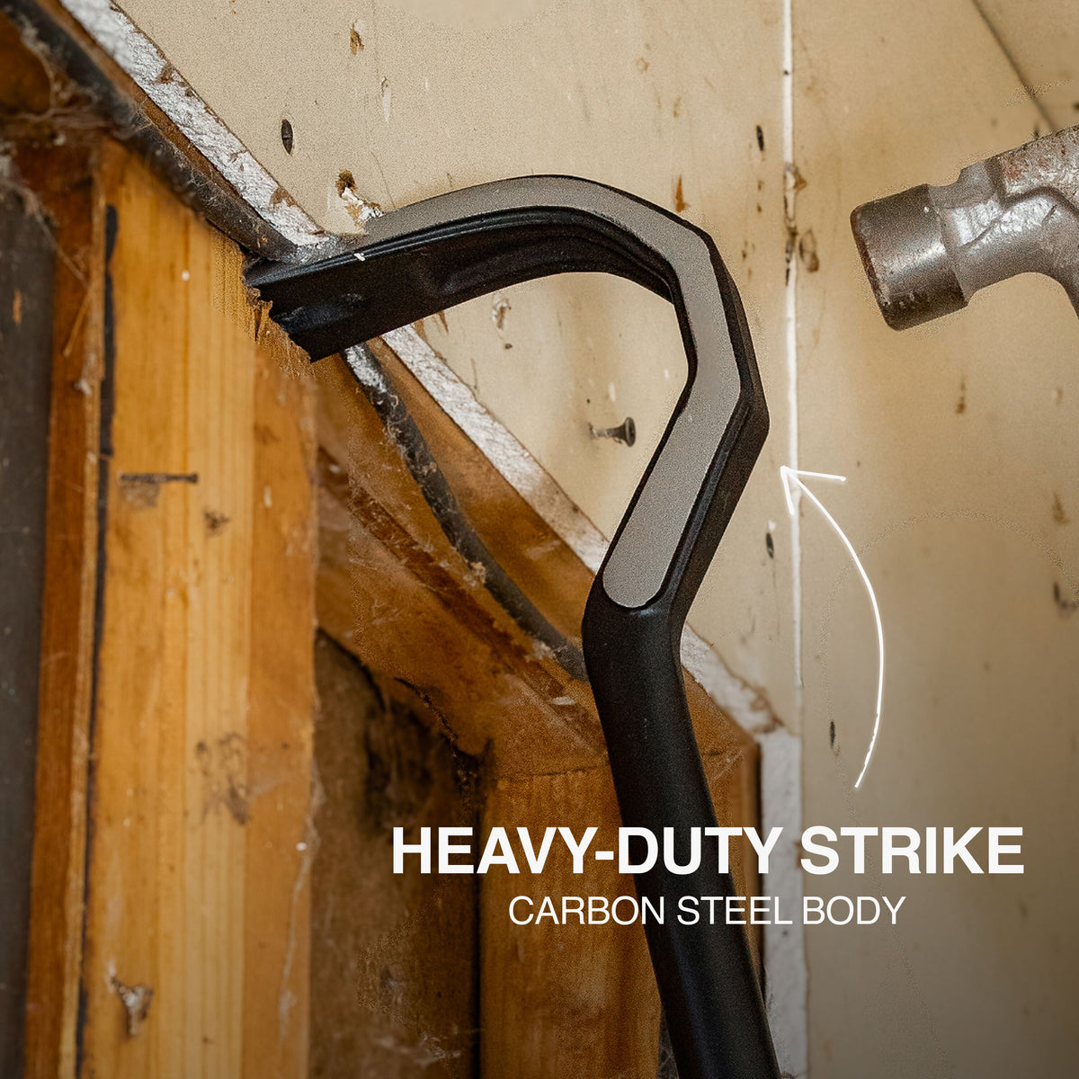 Klein 24-in. wrecking bar gooseneck detail