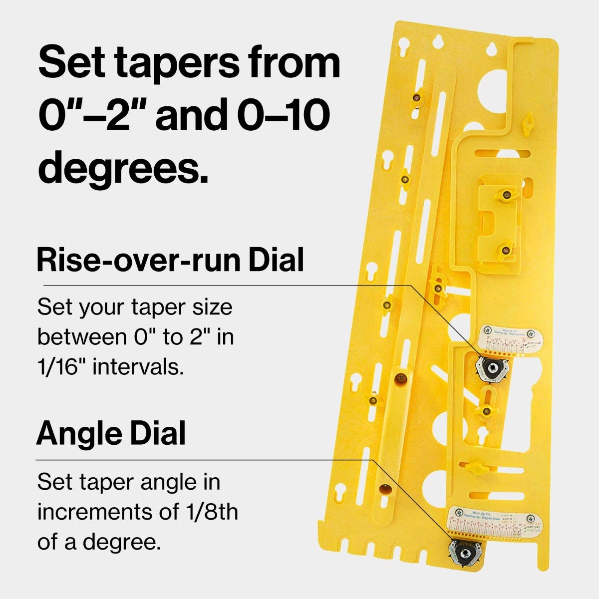 Micro Jig TJ-5000 MicroDial Tapering Jig