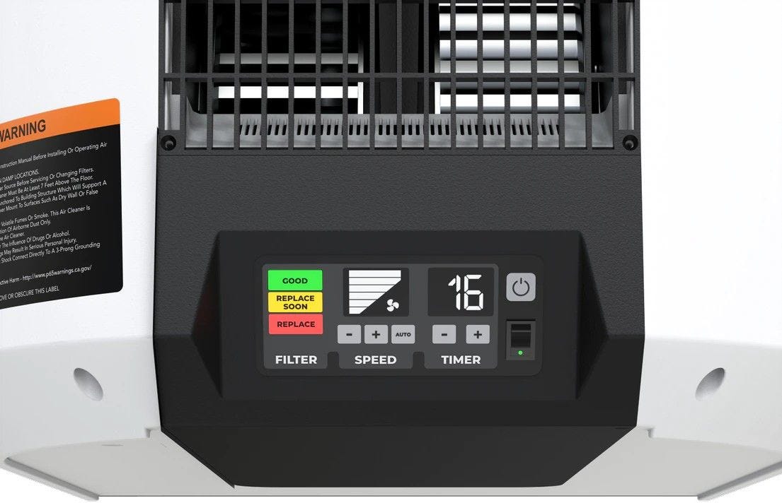 Jet 713000 AFS-1000C 1000CFM 6-Speed Air Filtration System