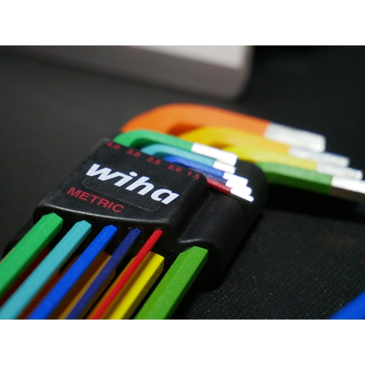 Wiha 66980 9-Piece Ball End Color Coded Metric Hex L-Key Set
