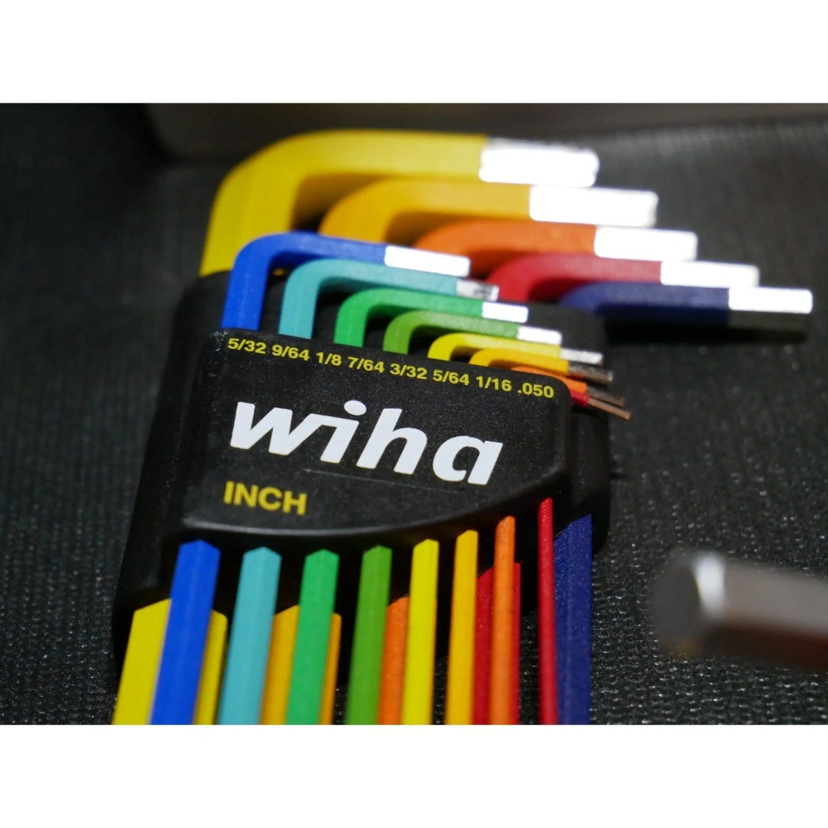 Wiha 66981 13-Piece Ball End Color Coded SAE Hex L-Key Set