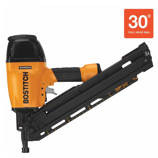 BOSTITCH PT-10D120FH25 3-in. x .120-in. 28-Degrees Wire-Collated Full Round Head Pressure-Treated Framing Nails, 96 Boxes of 2500-Nails