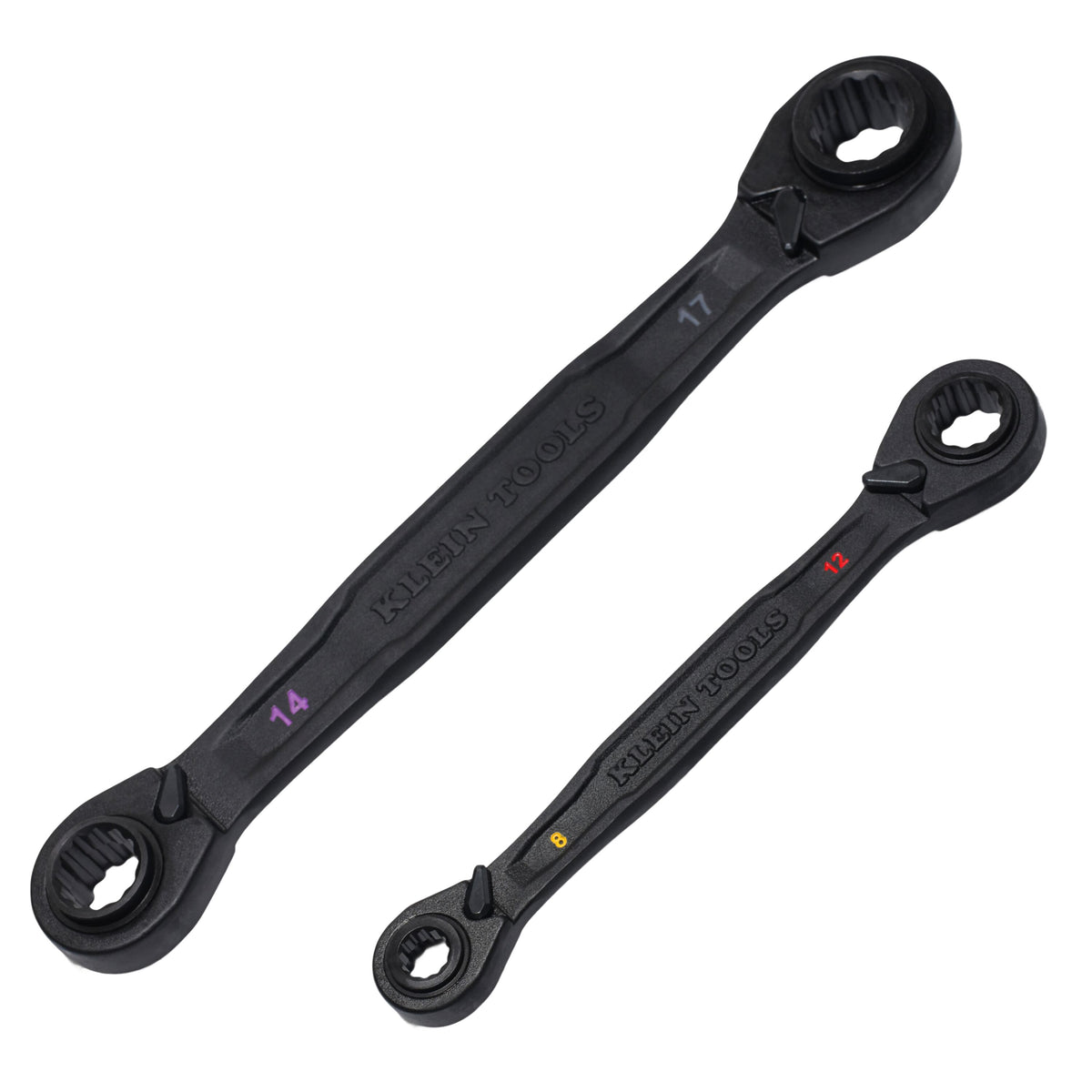 Klein 4-in-1 Ratcheting Wrench Set, Metric, 2 Pieces (68216M)