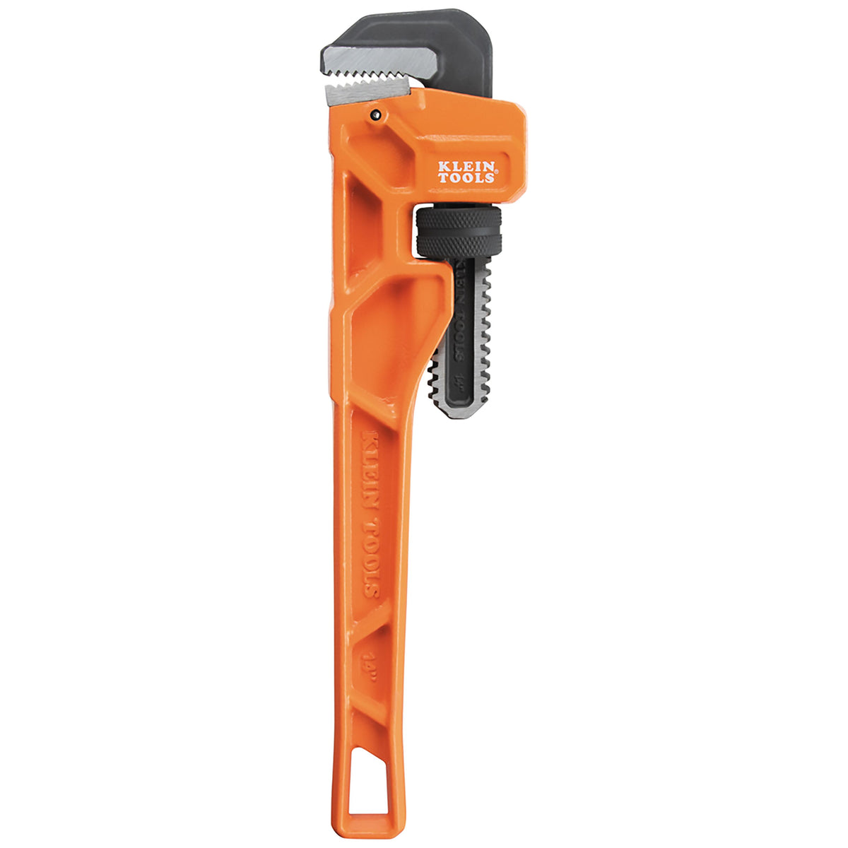 Klein 14-in. cast iron pipe wrench front view