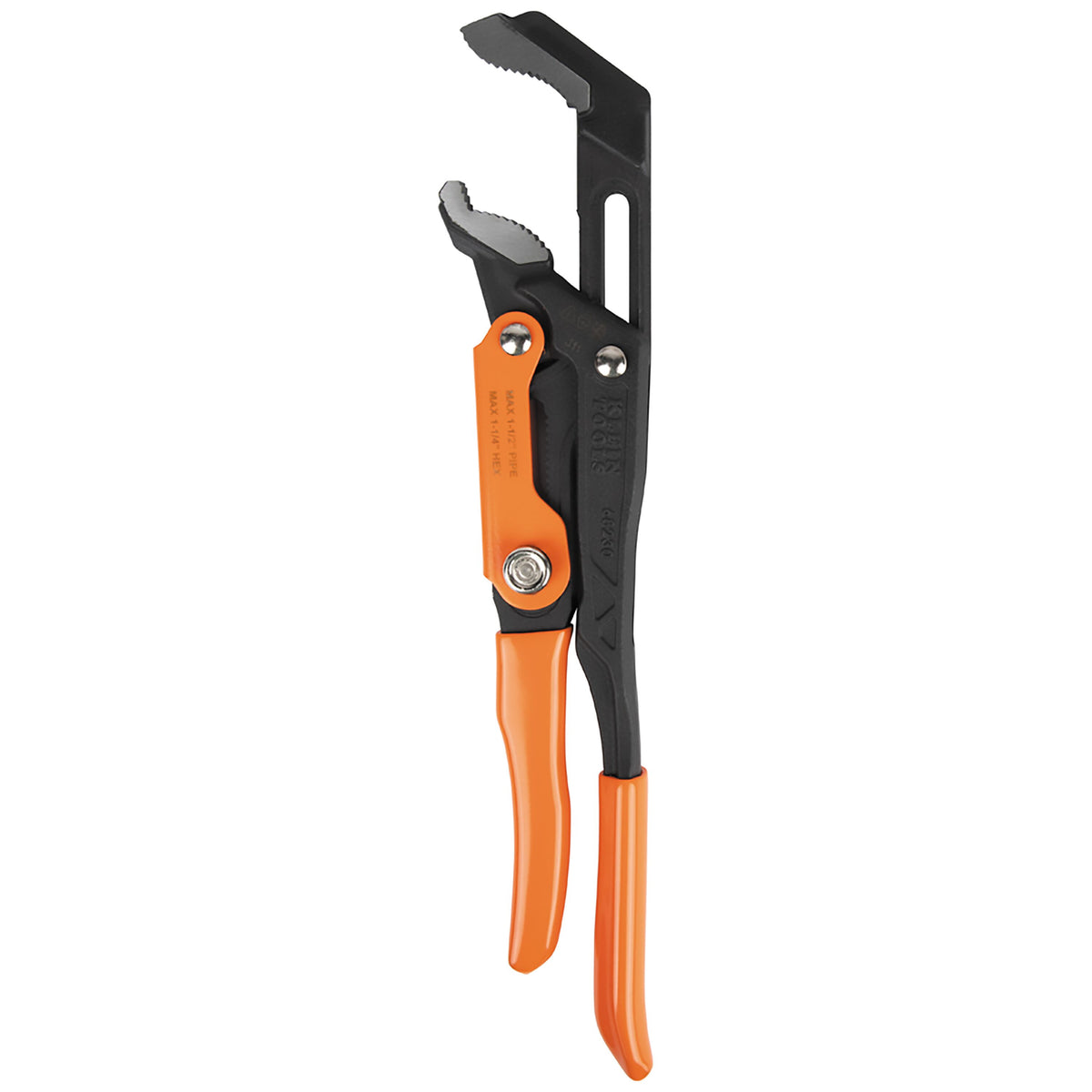 Klein 13-in. S-jaw pipe wrench with jaw extended