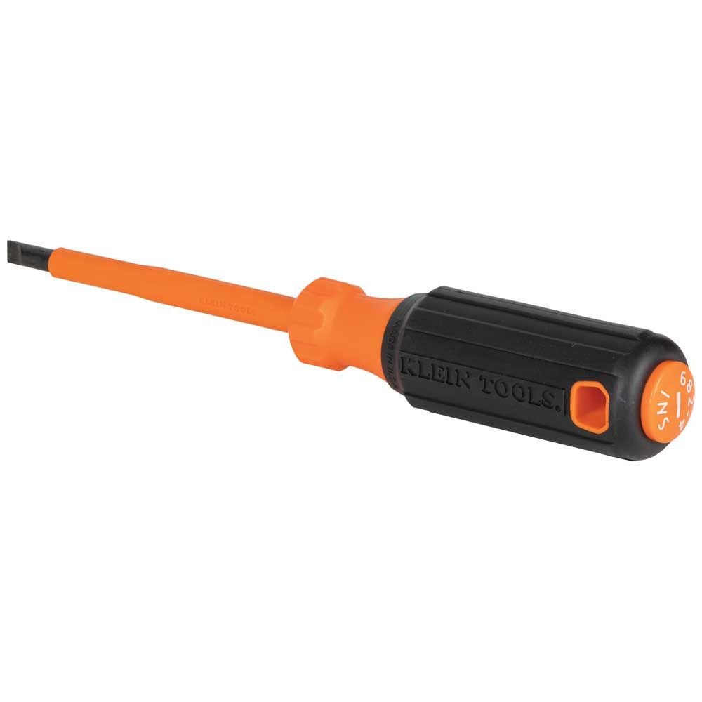 Klein Tools 6886INS Insulated Screwdriver, #1 Square Tip, 6-Inch Shank