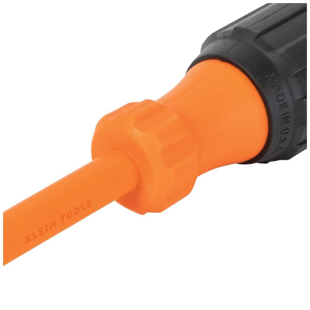 Klein Tools 6886INS Insulated Screwdriver, #1 Square Tip, 6-Inch Shank